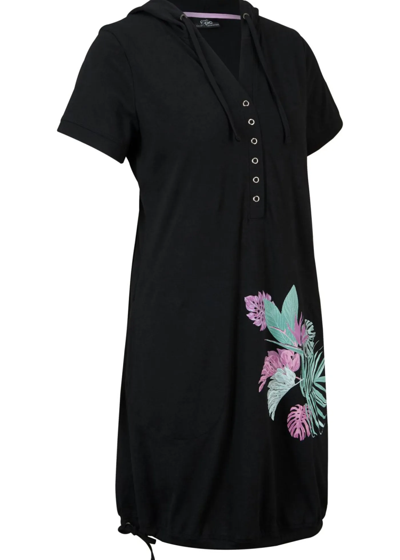 Mujer bonprix bonprix Vestido camisero de algodón, manga corta