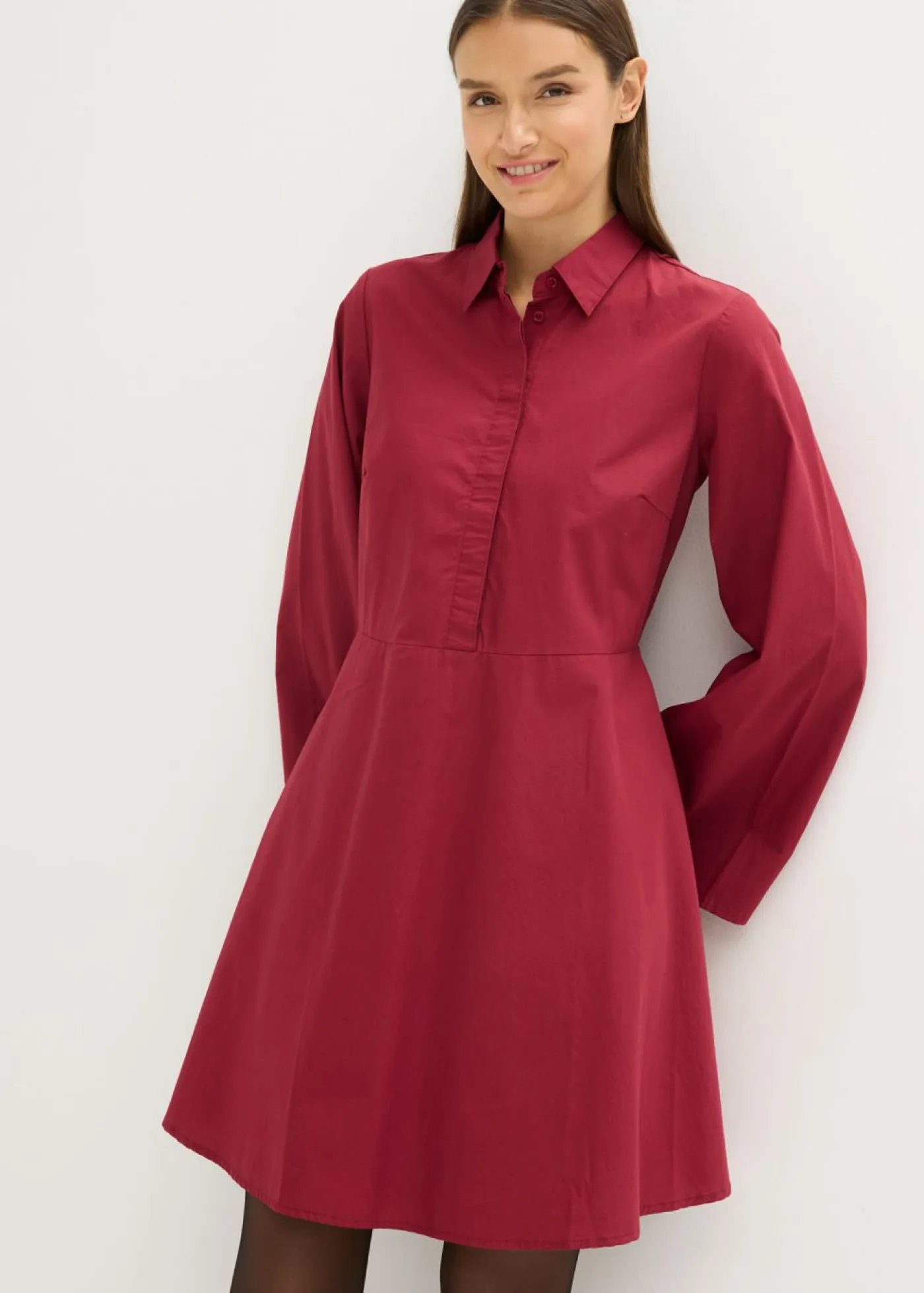 Mujer bonprix bonprix Vestido camisero de algodón puro