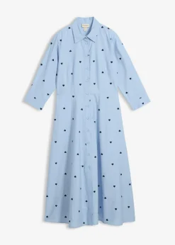 Mujer bonprix bonprix Vestido camisero de algodón orgánico puro