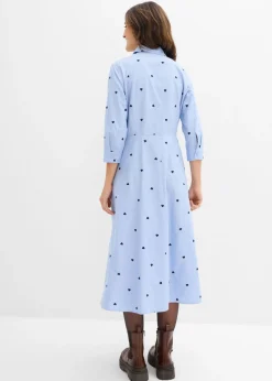 Mujer bonprix bonprix Vestido camisero de algodón orgánico puro