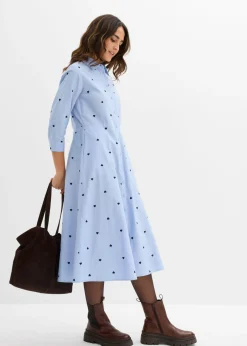 Mujer bonprix bonprix Vestido camisero de algodón orgánico puro