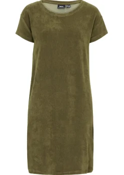 Mujer bonprix bonprix Vestido camisero de felpa
