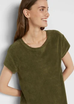 Mujer bonprix bonprix Vestido camisero de felpa