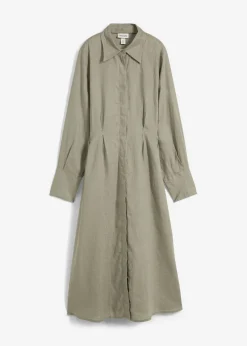 Mujer bonprix bonprix Vestido camisero de lino puro