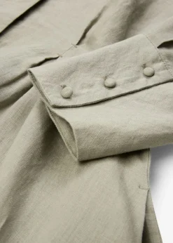 Mujer bonprix bonprix Vestido camisero de lino puro