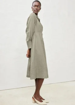 Mujer bonprix bonprix Vestido camisero de lino puro