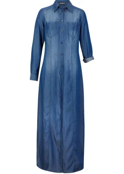 Mujer bonprix bonprix Vestido camisero de lyocell TENCEL鈩