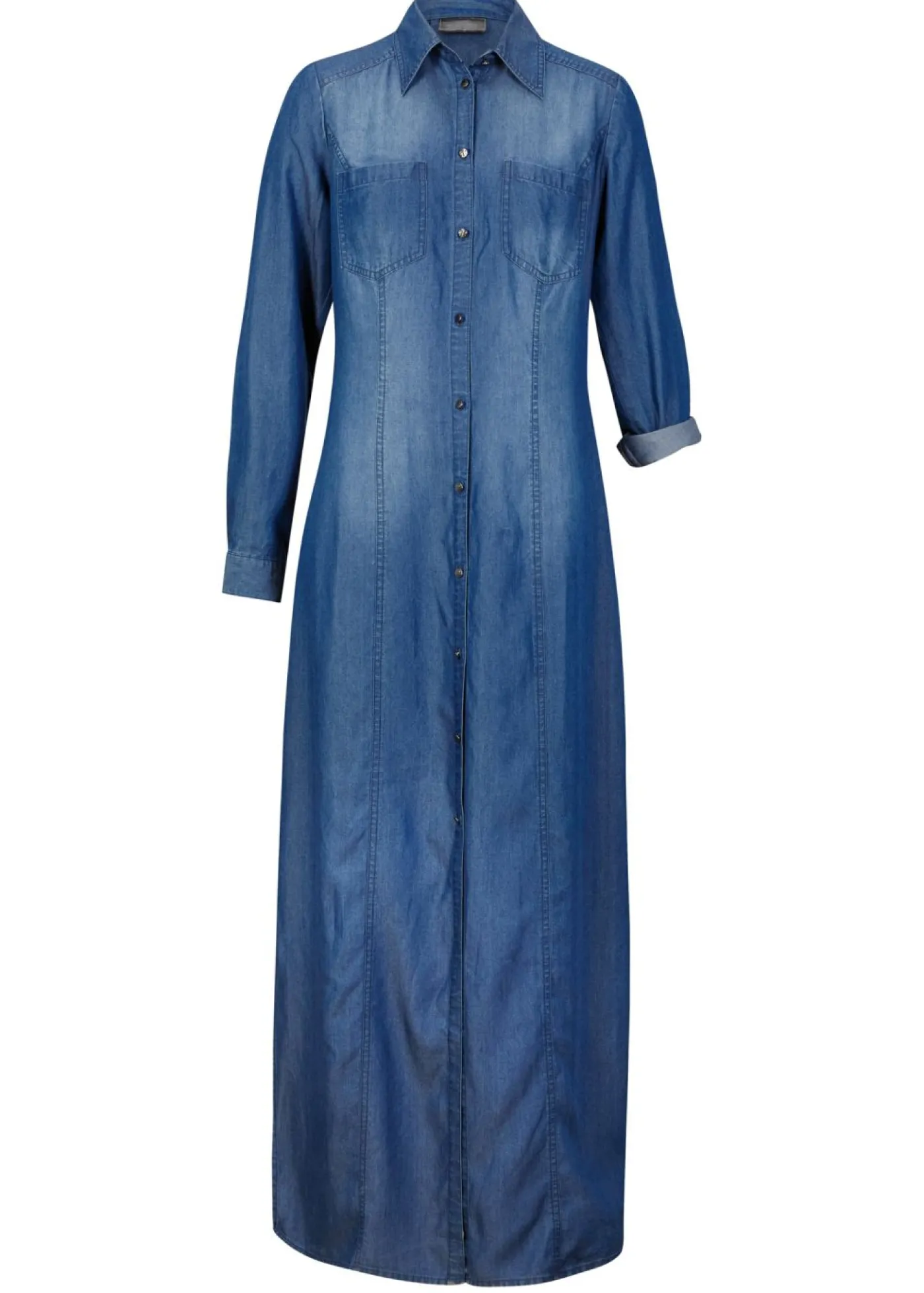 Mujer bonprix bonprix Vestido camisero de lyocell TENCEL鈩