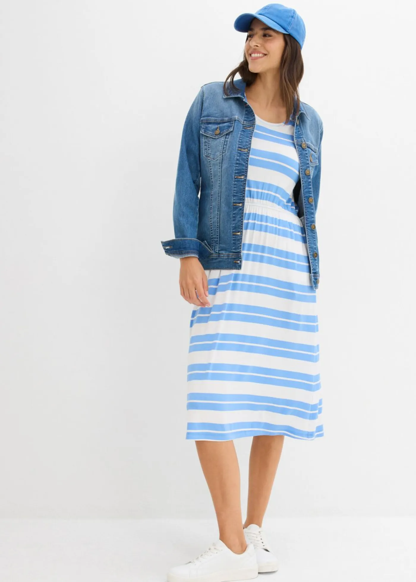 Mujer bonprix bonprix Vestido camisero de mezcla de viscosa