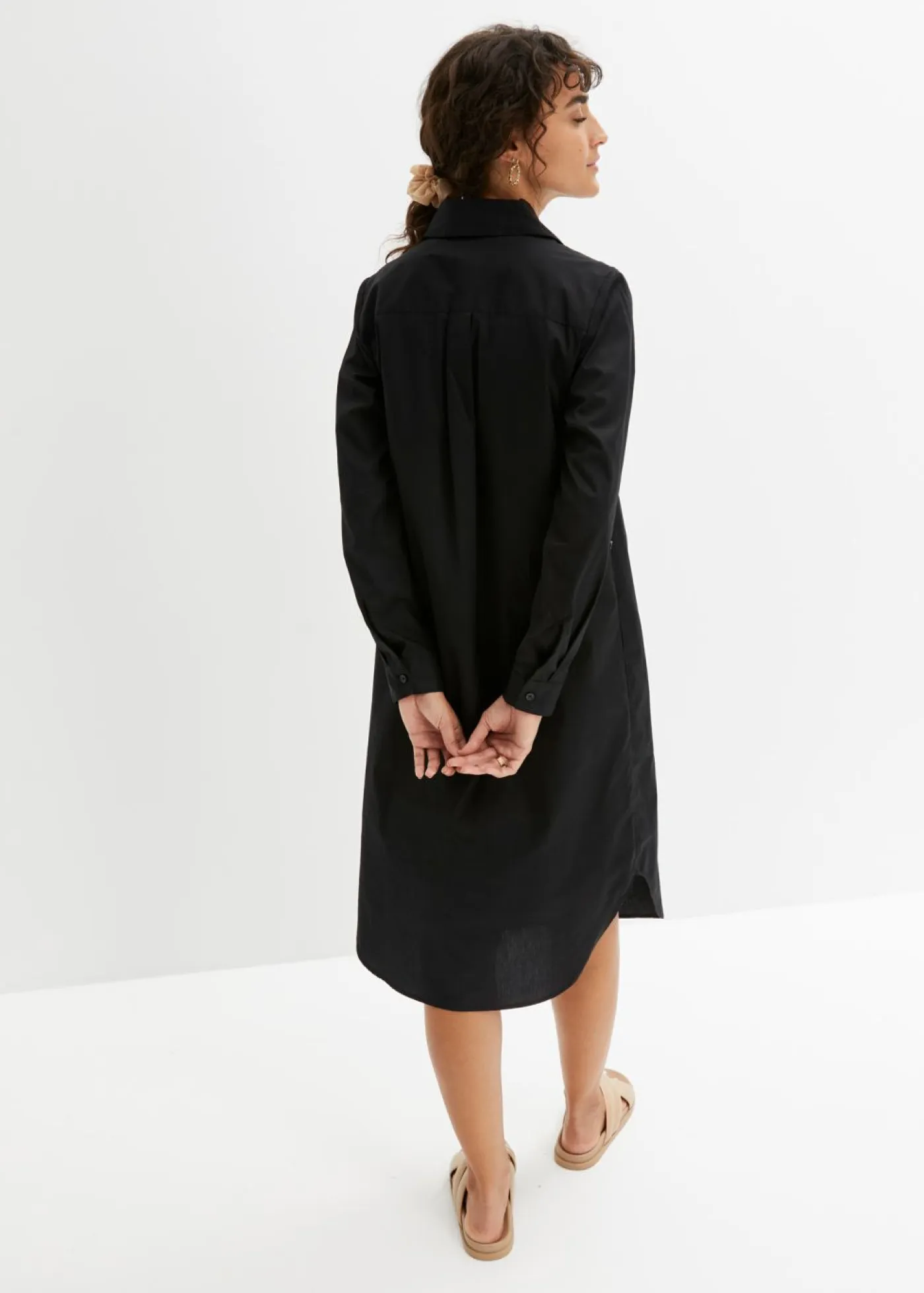 Mujer bonprix bonprix Vestido camisero de popelín de algodón