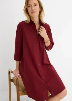Mujer bonprix bonprix Vestido camisero de popelín