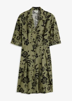 Mujer bonprix bonprix Vestido camisero de viscosa fluida