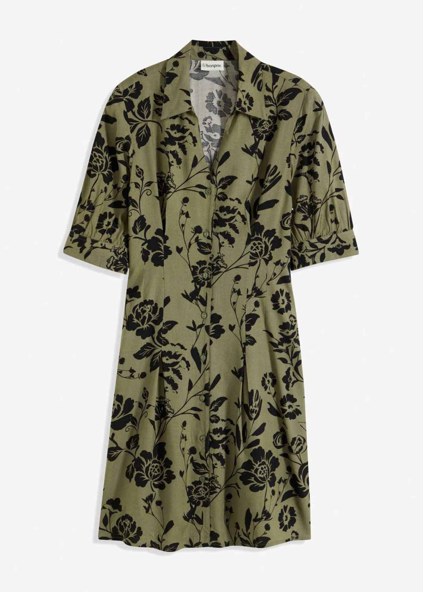 Mujer bonprix bonprix Vestido camisero de viscosa fluida