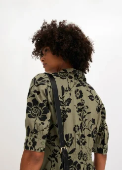 Mujer bonprix bonprix Vestido camisero de viscosa fluida