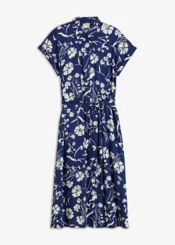 Mujer bonprix bonprix Vestido camisero de viscosa pura