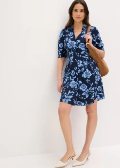 Mujer bonprix bonprix Vestido camisero de viscosa fluida