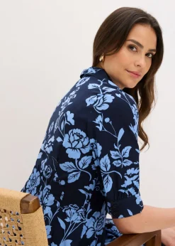 Mujer bonprix bonprix Vestido camisero de viscosa fluida