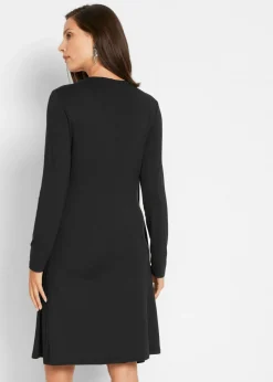 Mujer bonprix bonprix Vestido camisero de viscosa sostenible con aspecto doble