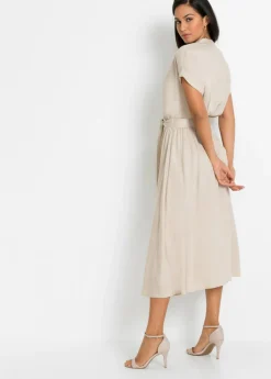 Mujer bonprix bonprix Vestido camisero de viscosa fluida