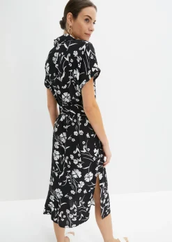 Mujer bonprix bonprix Vestido camisero de viscosa pura