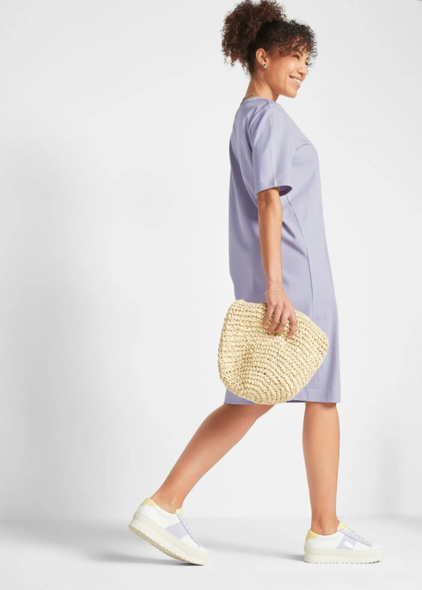 Mujer bonprix bonprix Vestido camisero holgado de algodón puro (2 unidades)