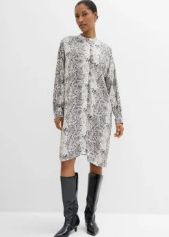 Mujer bonprix bonprix Vestido camisero holgado de viscosa fina