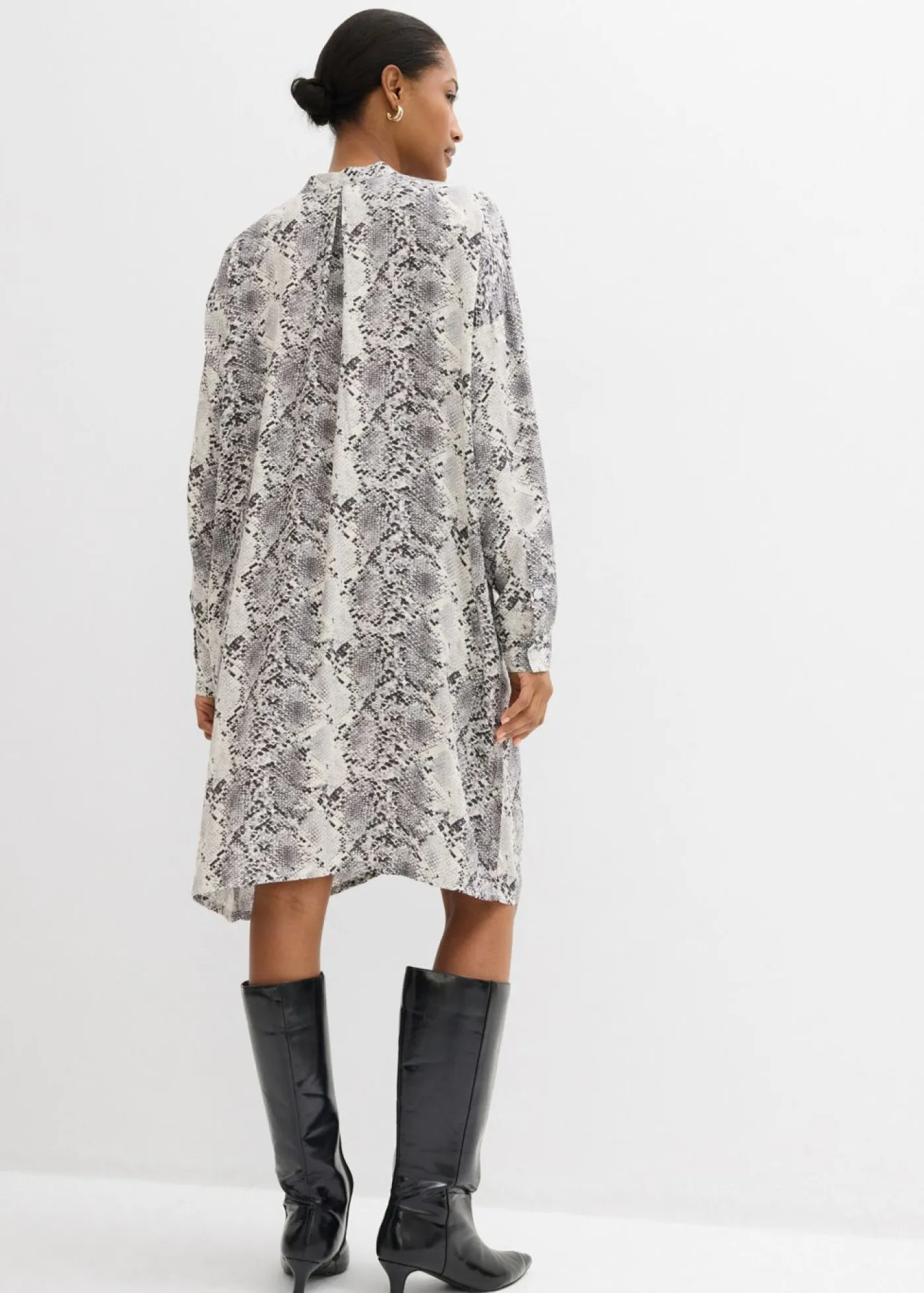 Mujer bonprix bonprix Vestido camisero holgado de viscosa fina