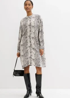 Mujer bonprix bonprix Vestido camisero holgado de viscosa fina