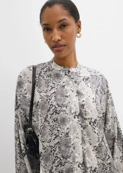 Mujer bonprix bonprix Vestido camisero holgado de viscosa fina