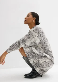 Mujer bonprix bonprix Vestido camisero holgado de viscosa fina