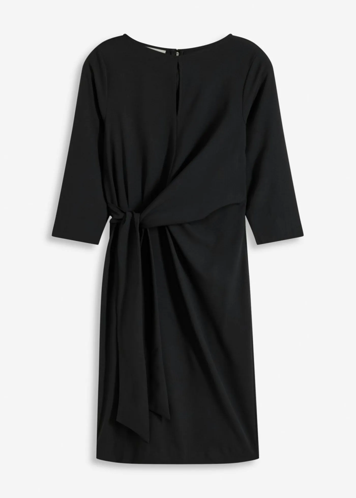 bonprix bonprix Vestidos>Vestido con detalle de cordón Negro