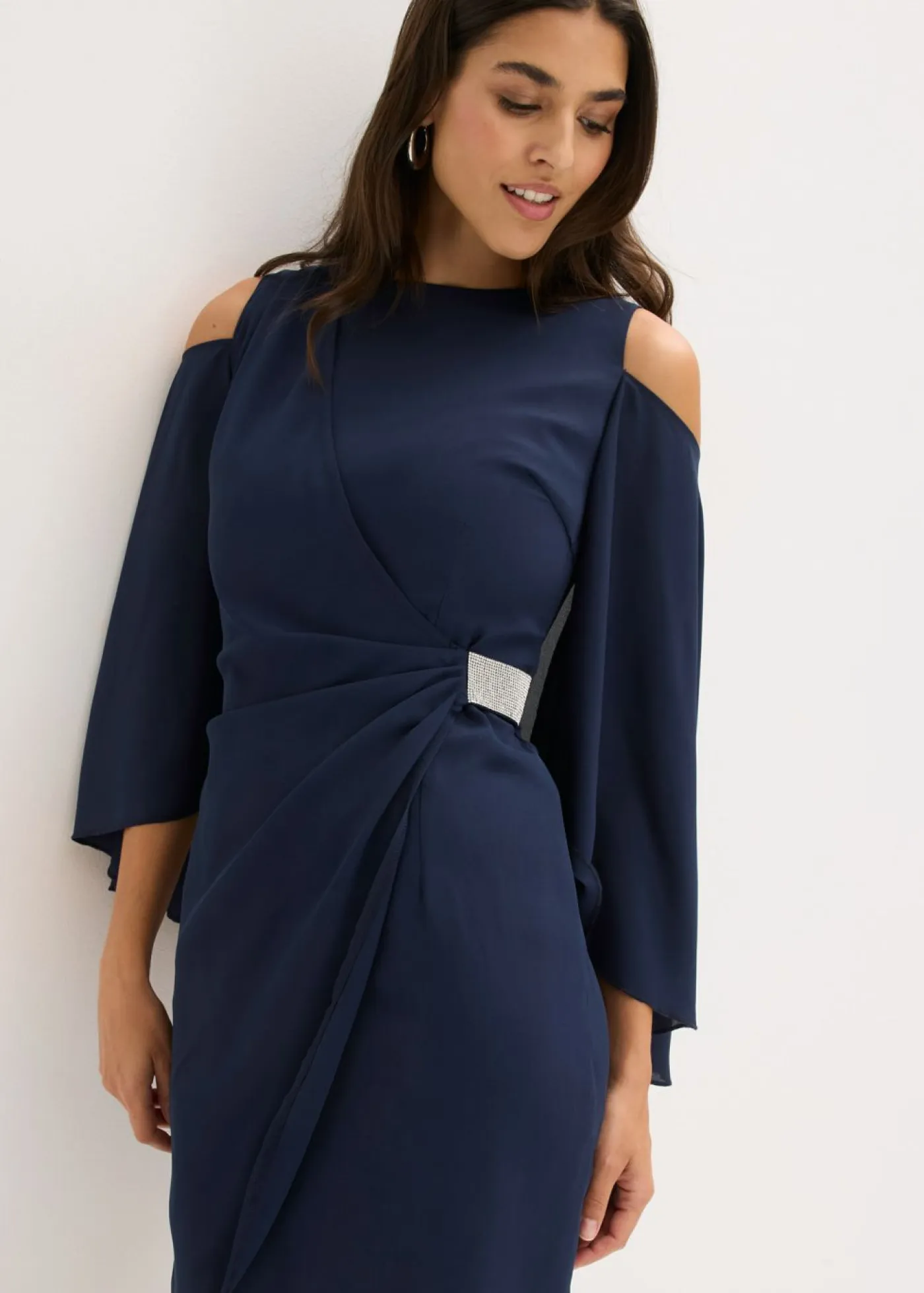 Mujer bonprix bonprix Vestido con escote bañera