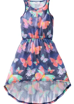 bonprix bonprix Ropa 9 A 16 Años·Vestidos Y Monos>Vestido con estampado mariposa Azul marino