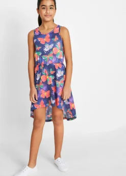 bonprix bonprix Ropa 9 A 16 Años·Vestidos Y Monos>Vestido con estampado mariposa Azul marino