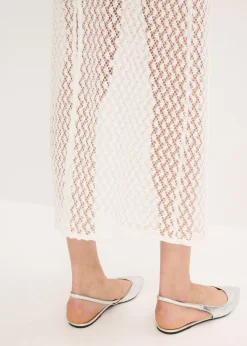 Mujer bonprix bonprix Vestido con hombros al descubierto y encaje