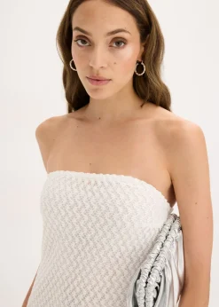 Mujer bonprix bonprix Vestido con hombros al descubierto y encaje