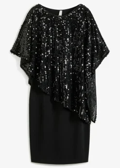 Mujer bonprix bonprix Vestido con hombros al descubierto y lentejuelas