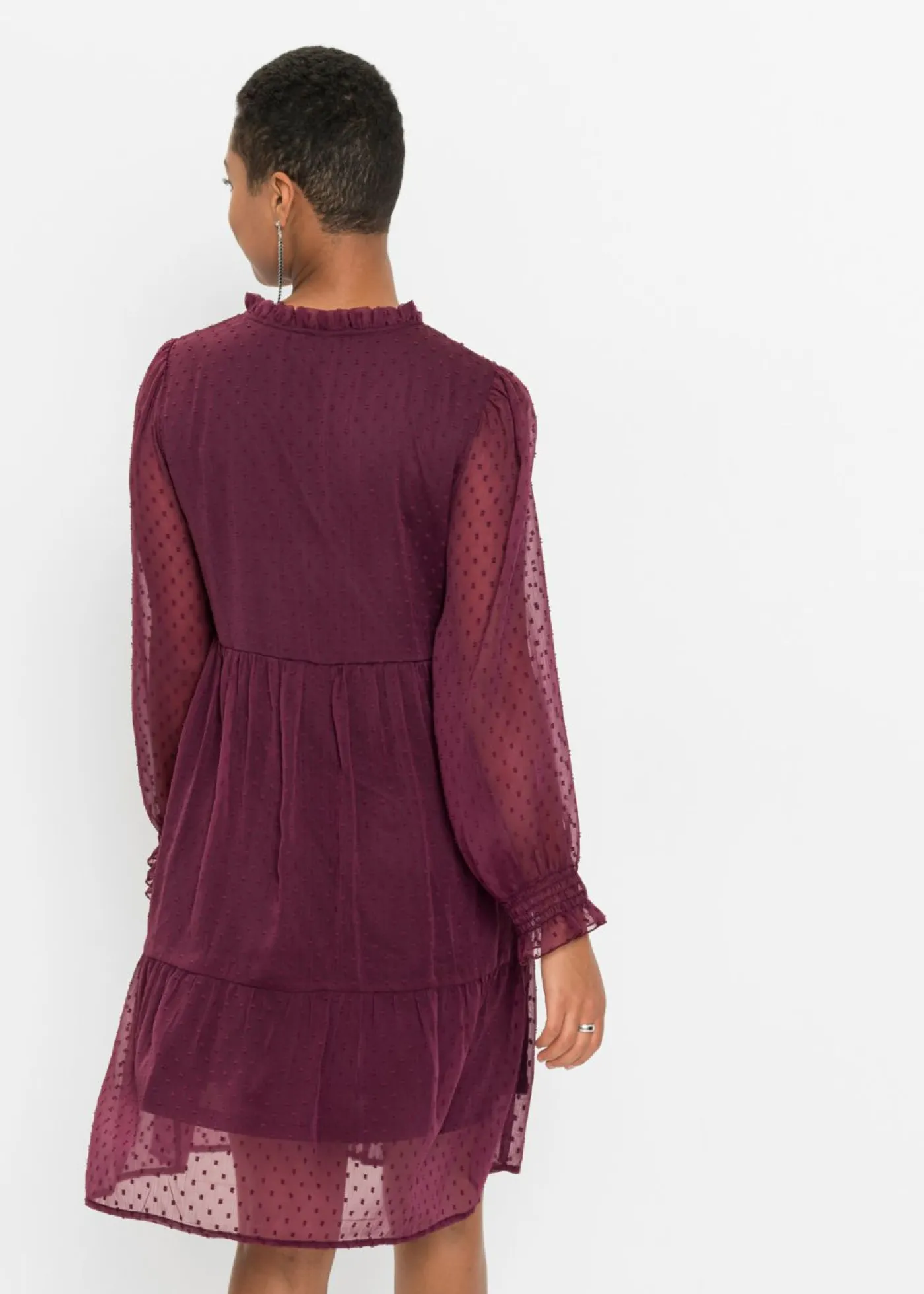 bonprix bonprix Vestidos>Vestido corto Burdeos