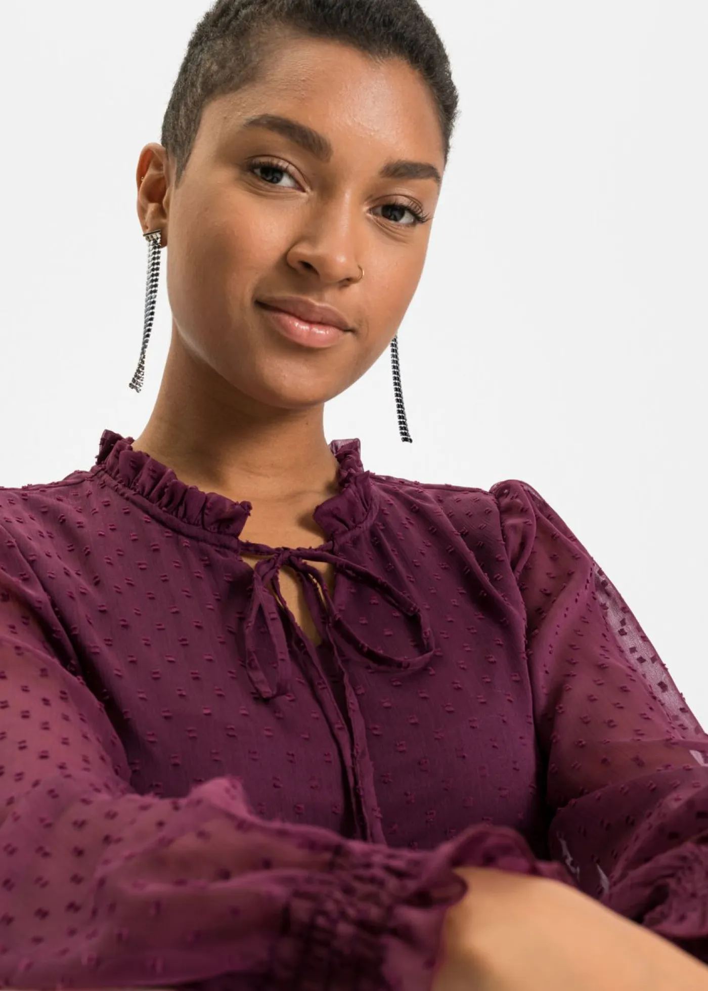 bonprix bonprix Vestidos>Vestido corto Burdeos