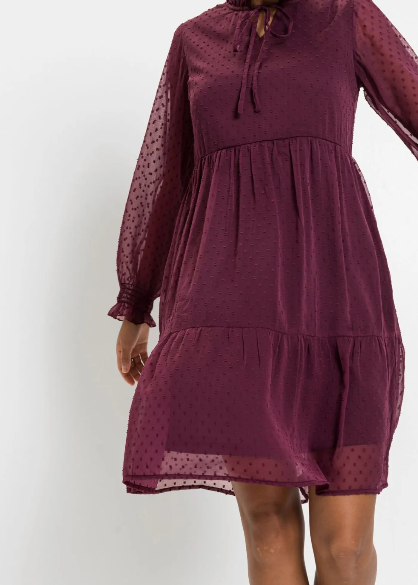 bonprix bonprix Vestidos>Vestido corto Burdeos