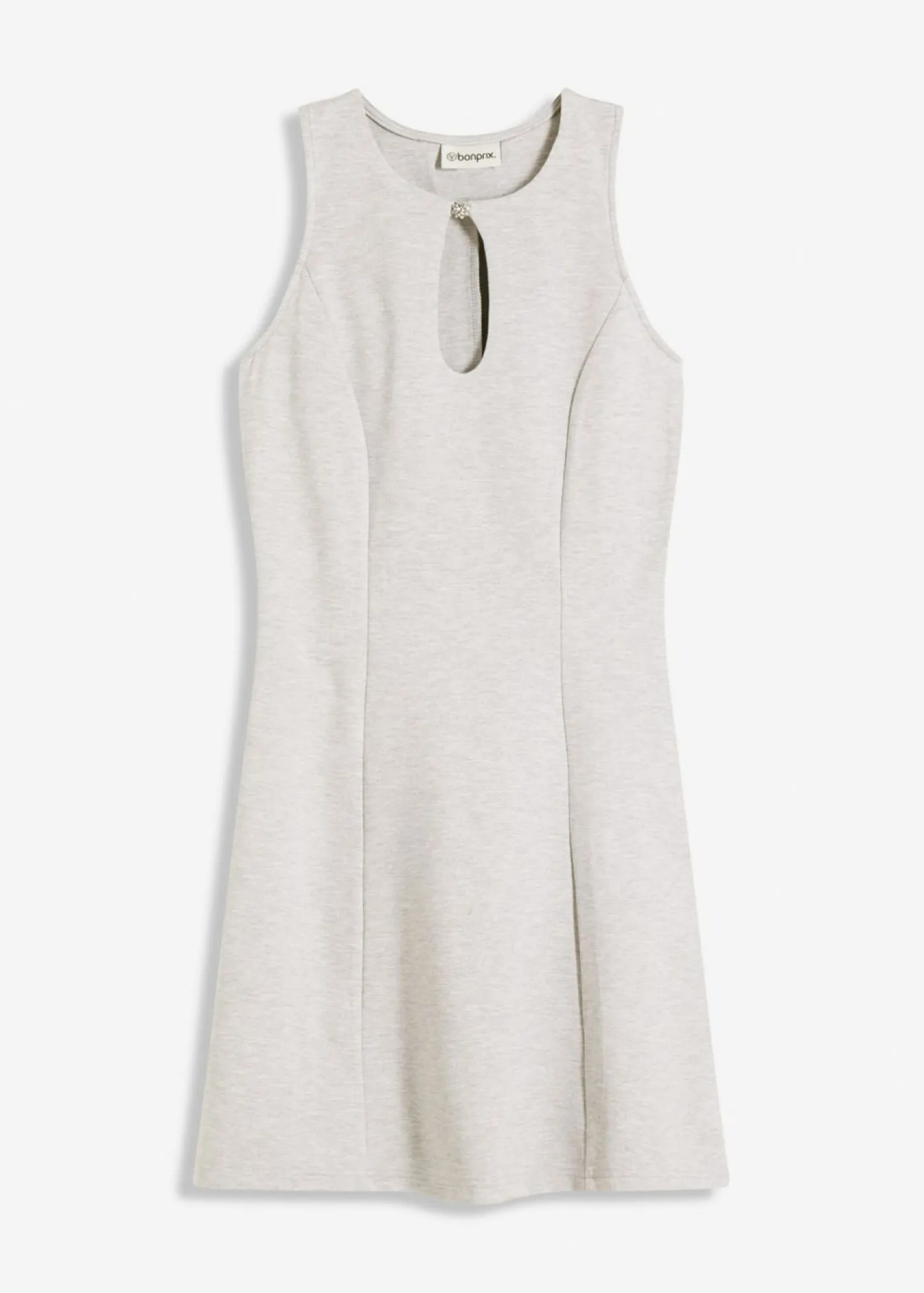 Mujer bonprix bonprix Vestido corto con botón decorativo