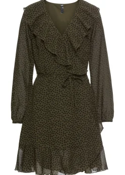 Mujer bonprix bonprix Vestido corto con efecto cruzado