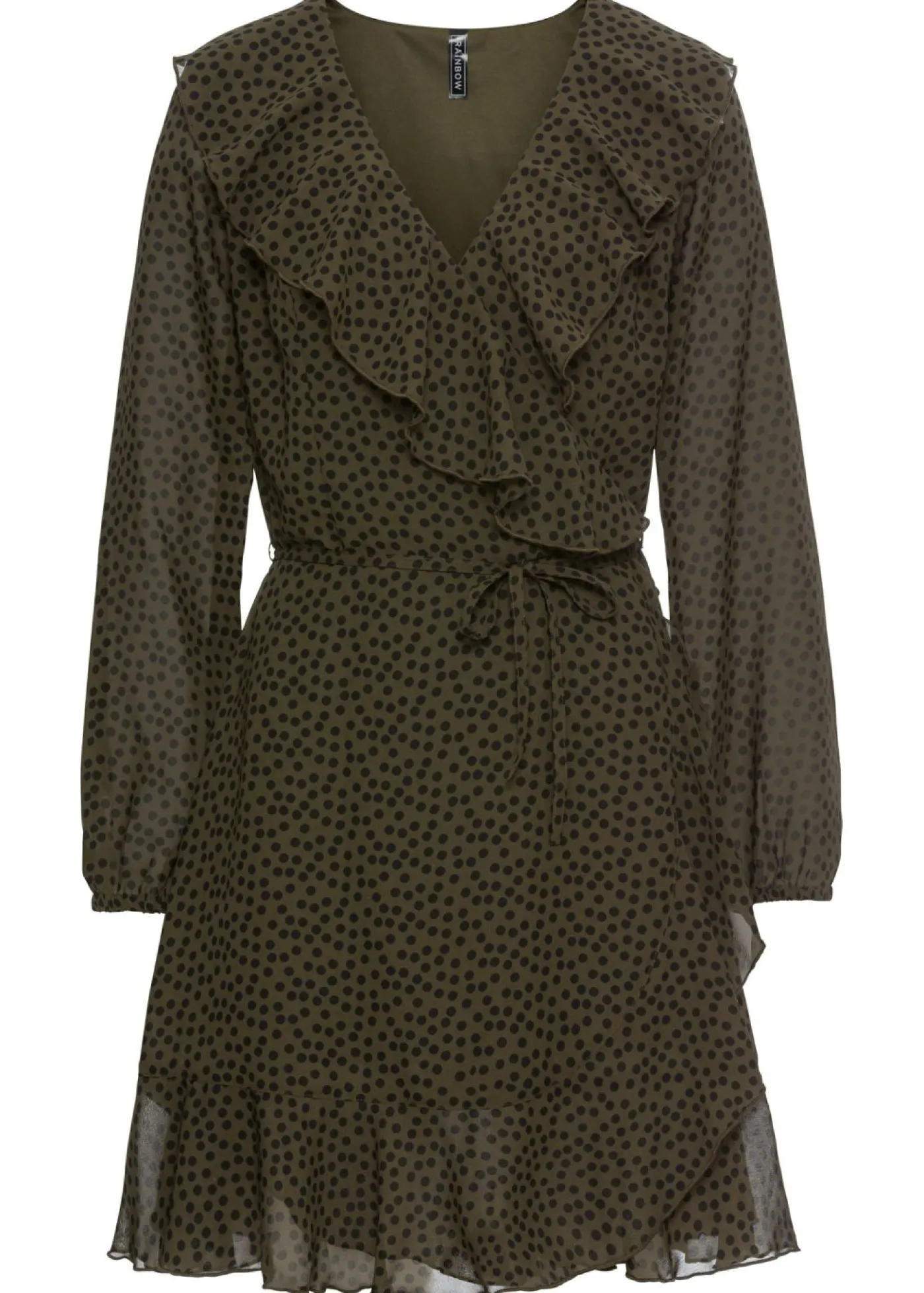 Mujer bonprix bonprix Vestido corto con efecto cruzado