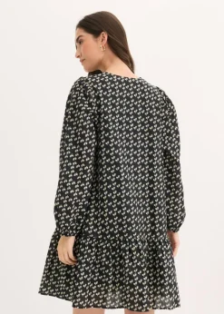 Mujer bonprix bonprix Vestido corto con estructura arrugada