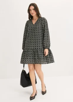 Mujer bonprix bonprix Vestido corto con estructura arrugada