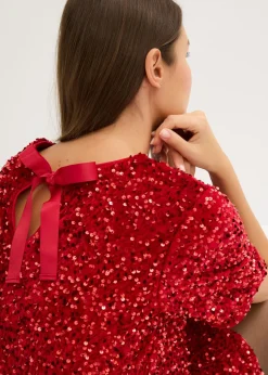 Mujer bonprix bonprix Vestido corto con lentejuelas