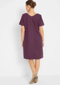 Mujer bonprix bonprix Vestido corto con lino