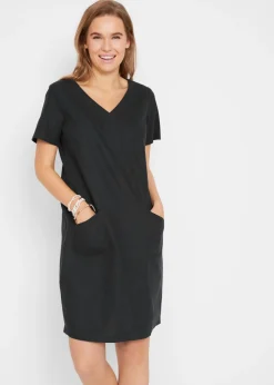 Mujer bonprix bonprix Vestido corto con lino