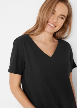 Mujer bonprix bonprix Vestido corto con lino