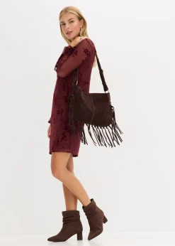 Mujer bonprix bonprix Vestido corto con malla